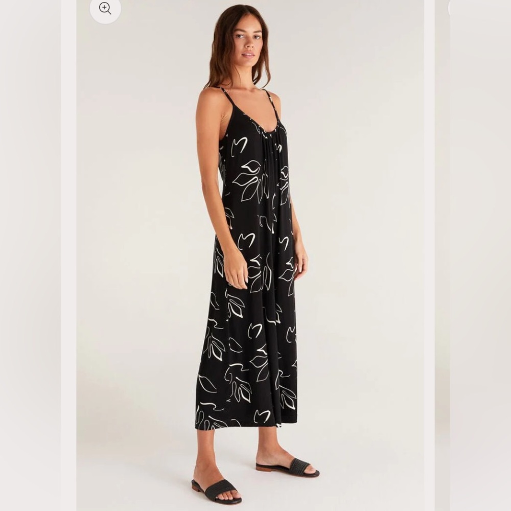 Z Supply SUMMERLAND ABSTRACT FLORAL JUMPSUIT